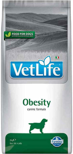 Farmina Vet Life Obesity 12kg Dry Food Diet for Adult Dogs with Chicken and Fish