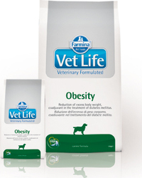 Farmina Vet Life Obesity 2kg Dry Food Diet for Adult Dogs with Chicken and Fish