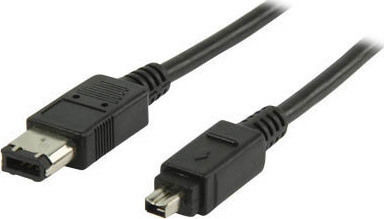 Valueline Firewire Cable 4-pin male - 6-pin male 2m