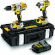 DEWALT DCK255P2 Set Schlagbohrschrauber & Schlagschraubendreher 18V mit 2 Batterien 5Ah