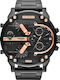 Diesel Mr Daddy 2.0 Ανδρικό Ρολόι 57mm Χρονογράφος Μπαταρίας με Μαύρο Μεταλλικό Μπρασελέ