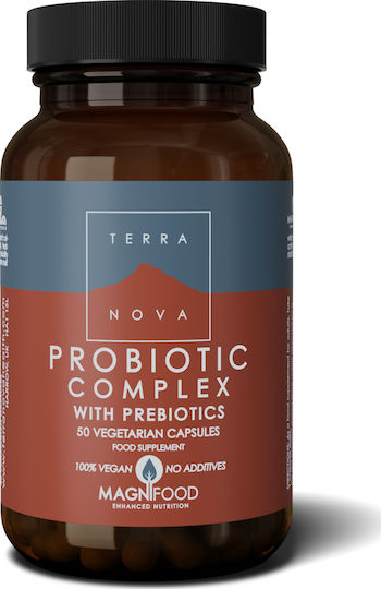 TerraNova Probiotic Complex with Prebiotics with Probiotics and Prebiotics 50 veg. caps