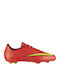 Nike Παιδικά Ποδοσφαιρικά Παπούτσια Mercurial Victory V με Τάπες Πορτοκαλί