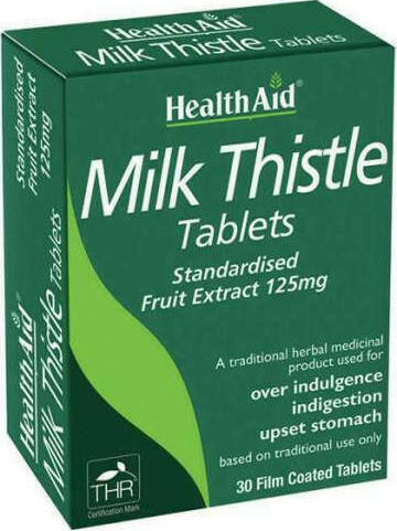 Health Aid Milk Thistle 125mg 30 ταμπλέτες
