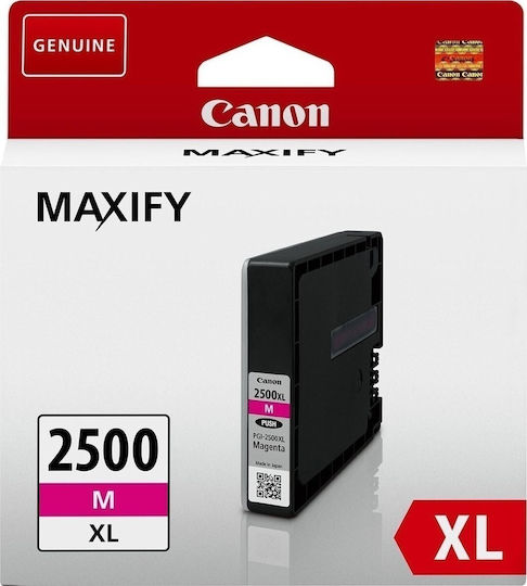 Canon PGI-2500XL Γνήσιο Μελάνι Εκτυπωτή InkJet Ματζέντα (9266B001)