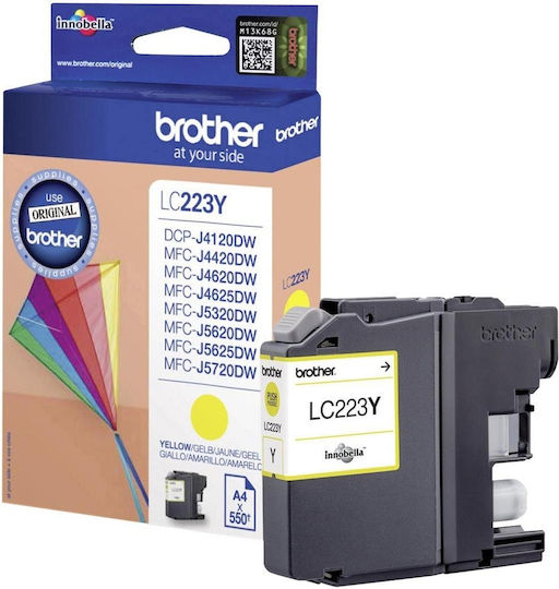 Brother LC223 Original InkJet Printer Ink Yellow (LC-223Y)