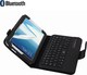 Flip Cover Din Piele Cu Tastatură În Engleză SUA Albă Universal 8"