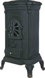 CHytiria Misailidi A-67 Cast Iron Wood Stove 18.5kW Black