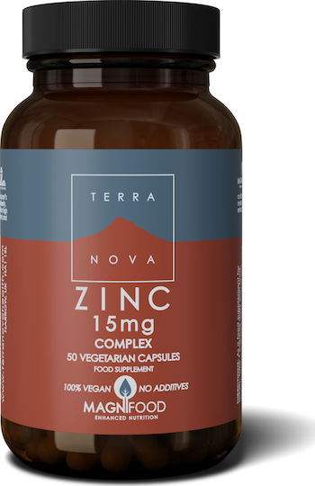 TerraNova Zinc Complex 15mg 50 veg. Kappen