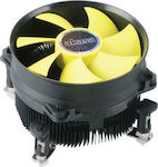 Akasa K32 Low Profile CPU Cooling Fan for 775/115x Socket Yellow