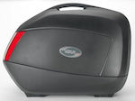 Givi Monokey Motorcycle Hard Side Case Set 35lt in Black Colour