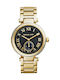 Michael Kors Skylar Γυναικείο Ρολόι 40mm Μπαταρίας με Χρυσό Μεταλλικό Μπρασελέ