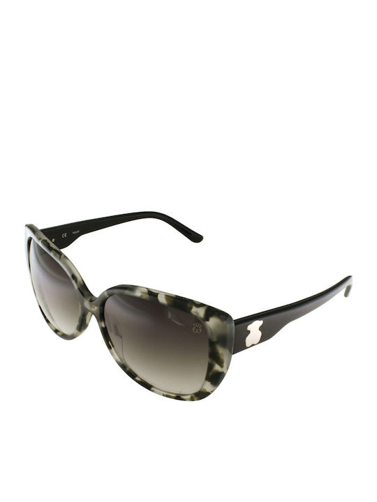 Tous Women's Sunglasses with Gray Plastic Frame and Gray Lens STO741 0M65