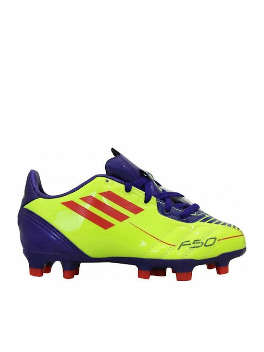 adidas F10 TRX Kids Molded Soccer Shoes Yellow