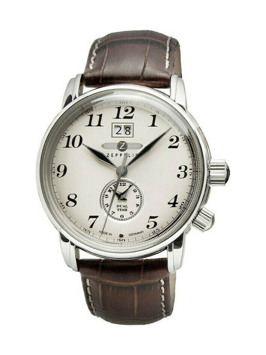 Zeppelin Watch Battery with Leather Strap