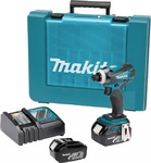 Makita Impact Screwdriver Battery 18V 2x3Ah