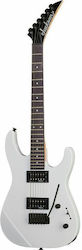 Jackson JS11 Chitară Electrică cu Forma Dinky și Configurație de Pickup-uri HH Snow White cu husă