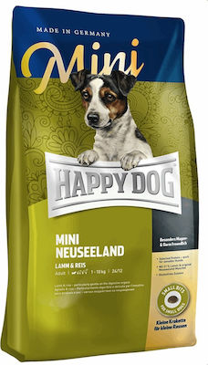 Happy Dog Mini Neuseeland 4kg Ξηρά Τροφή χωρίς Γλουτένη για Ενήλικους Σκύλους Μικρόσωμων Φυλών με Αρνί και Ρύζι