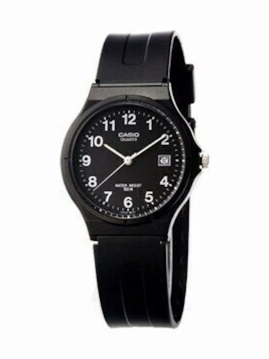 Casio Men's Watch 33mm Battery with Black Rubbe...