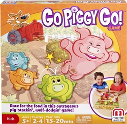 Mattel Επιτραπέζιο Παιχνίδι Go Piggy Go - Τα Γουρουνάκια για 2-4 Παίκτες 5+ Ετών