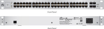 Ubiquiti UniFi US-48-500W Managed L2 PoE+ Switch με 48 Θύρες Gigabit (1Gbps) Ethernet και 4 SFP Θύρες