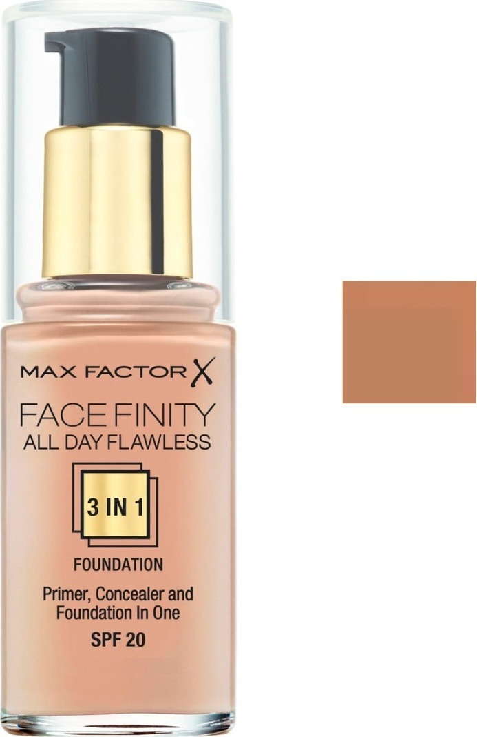Max Factor Facefinity All Day Flawless Spf20 Liquid Make Up SPF20 85  Caramel 30ml