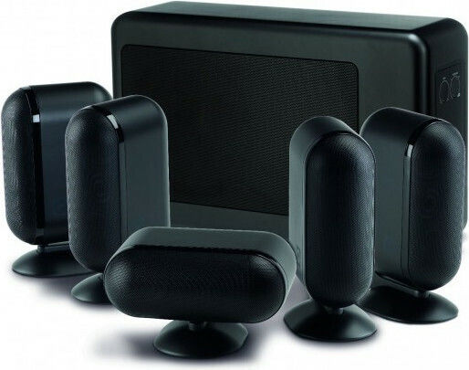 Q-Acoustics Комплект високоговорители за домашно кино 5.1 7000i Cinema Pack 150W Черно