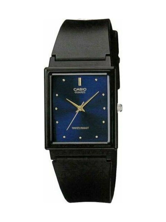 Casio Herrenuhr Batterie mit Schwarz Gummi Armband