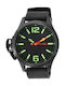 Oozoo Watch Battery with Black Rubber Strap