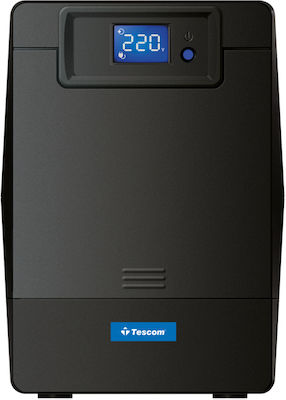 Tescom Leo LCD 850AP UPS Line-Interactive 850VA 480W cu 2 Schuko Prize