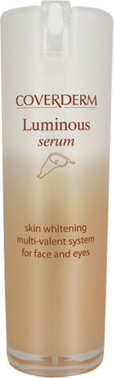 Coverderm Luminous Moisturizing & Anti-aging Serum Face & Eyes with Vitamin C for Radiance & Dark Circles 20ml