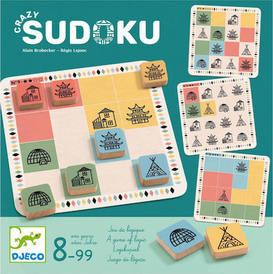 Djeco Brettspiel Crazy Sudoku für 1 Spieler 3+ Jahre 08488 (EN)