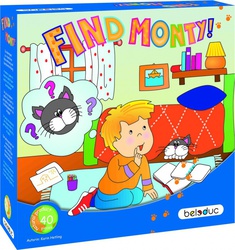 Beleduc Board Game Find Monty! for 2-5 Players 4+ Years 22420 (EN)