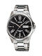 Casio Men's Watch 41mm Battery with Black Metal Bracelet
