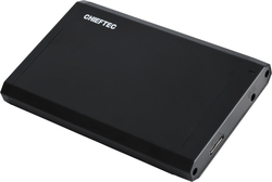 Chieftec Hard Drive Case 2.5" SATA III with connection USB 3.0 in Schwarz color