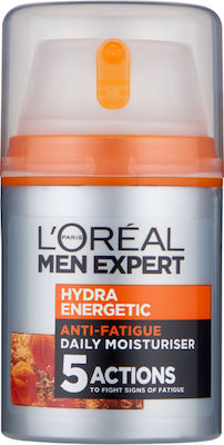 L'Oreal Paris Expert Hydra Energetic Anti-Fatigue 24ωρη Ενυδατική Ανδρική Κρέμα Προσώπου με Βιταμίνη C 50ml