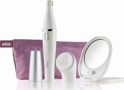 Braun Face Mini Epilator & Cleansing Facial Cleansing Brush SE830