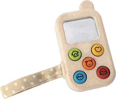 Plan Toys Phone Toy Κινητό made of Wood for 12++ Months