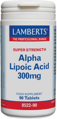 Lamberts Alpha Lipoic Acid Alpha-Liponsäure 300mg 90 Registerkarten