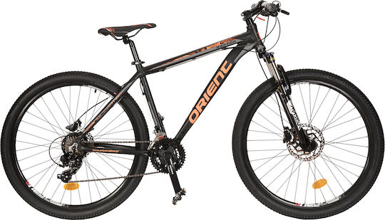 Orient Raptor 27.5" 2021 Μαύρο Mountain Bike με 21 Ταχύτητες και Υδραυλικά Δισκόφρενα