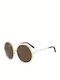 Chloe Women's Sunglasses with Gold Frame and Brown Gradient Lens CE114S 743