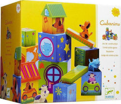 Djeco Activity Cube 14 Κύβοι με Ζωάκια for 12++ Months