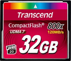 Transcend CompactFlash 32GB Premium 800x