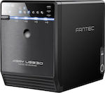 Fantec QB-35US3-6G Case for 4 Hard Drives 3.5" SATA III with Connection USB 3.0 / eSATA 1695