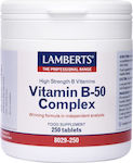 Lamberts Vitamin Β-50 Complex 250 ταμπλέτες