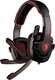 Sades GPower Over Ear Gaming Headset με σύνδεση 2x3.5mm Κόκκινο