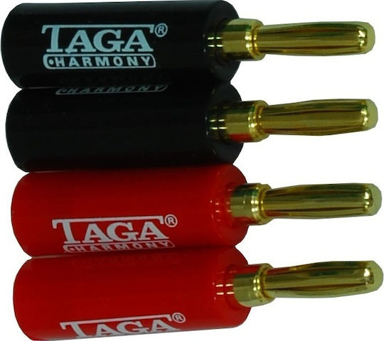 Taga Harmony Banana male Connector 4pcs