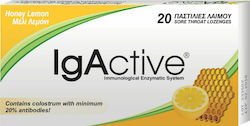 IgActive Καραμέλες Παστίλιες Μέλι & Λεμόνι 20τμχ IgActive Καραμέλες Παστίλιες Μέλι & Λεμόνι 20τμχ