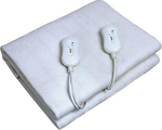 Silver Double Electric Blanket White 100W 140x150cm