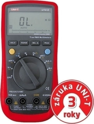 Uni-T Digitales Multimeter Wahre Effektivwert mit Summer mit AC / DC Messung UT61E